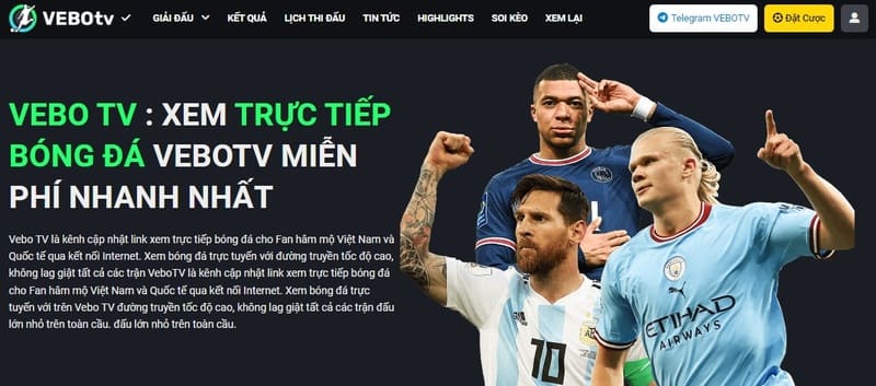 Kênh TTBD uy tín VeboTV